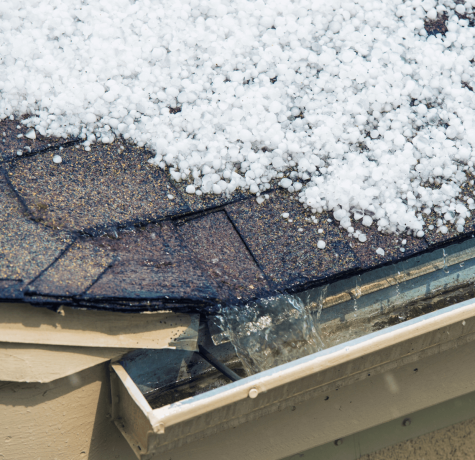how to handle hail damage to your roof