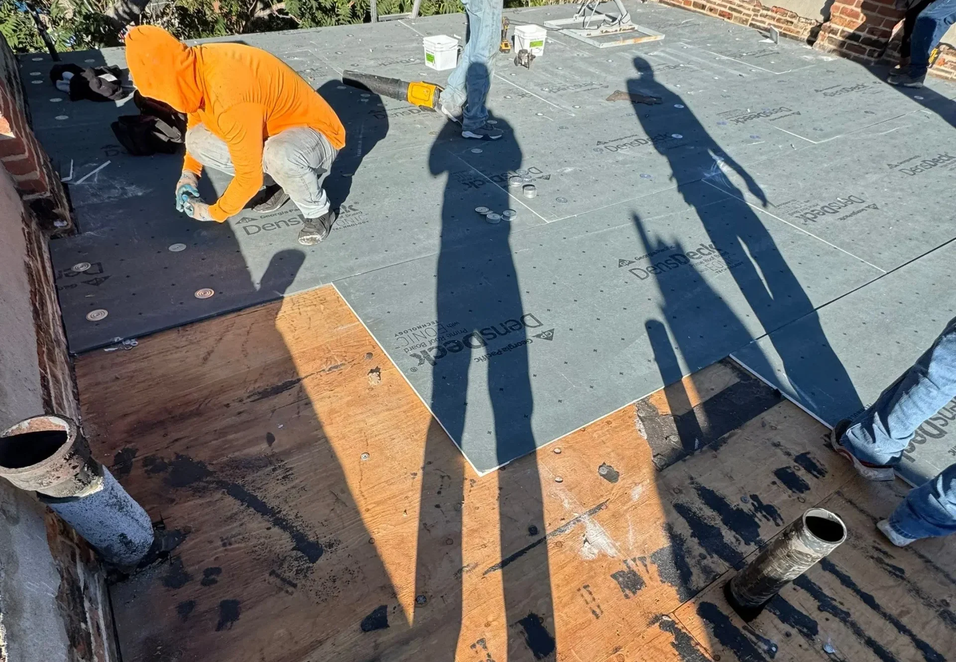 epdm flat roof replacement project in denver – metcalf