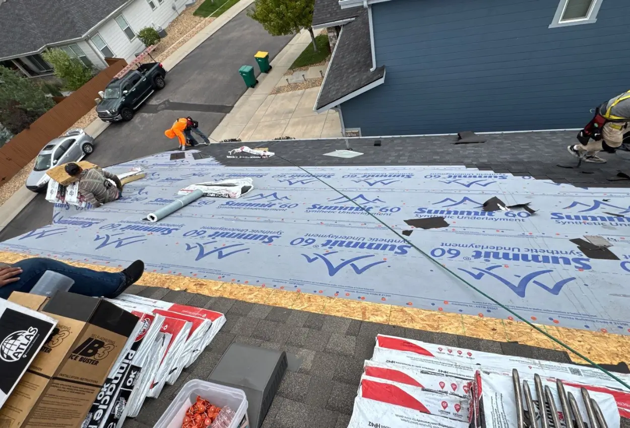 bozzuto project – denver residential hail repair active work areas