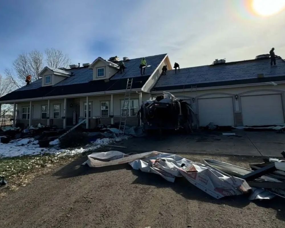 roof replacement project in brighton co
