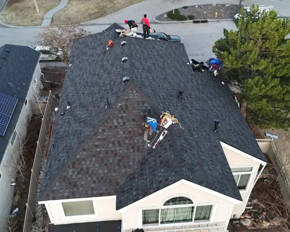 dener residential roof repair project highlight