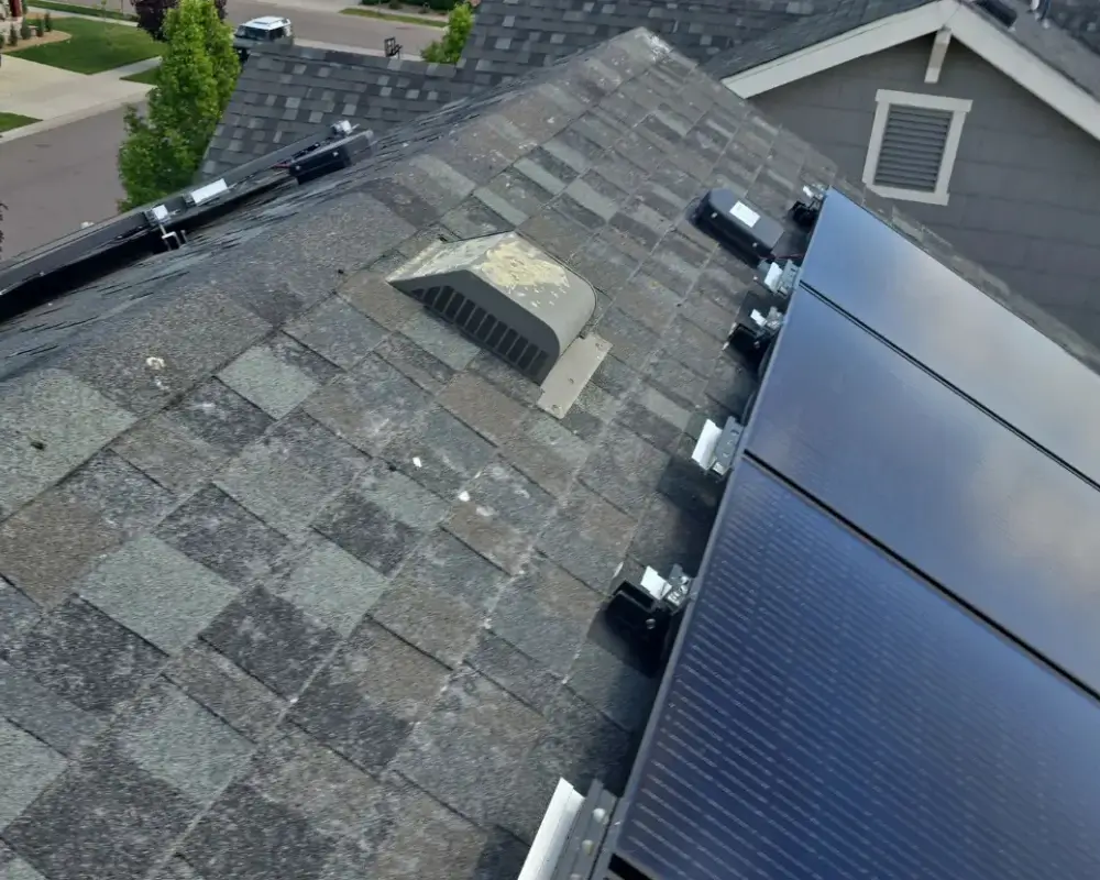 erie residential roof repair project highlight
