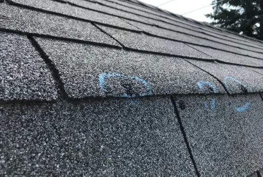 the signs of hail damage
