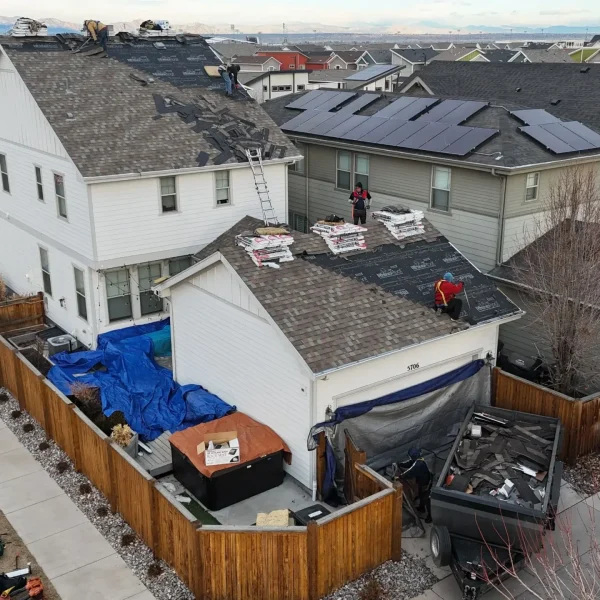 denver roof replacement project gallegos home tear off