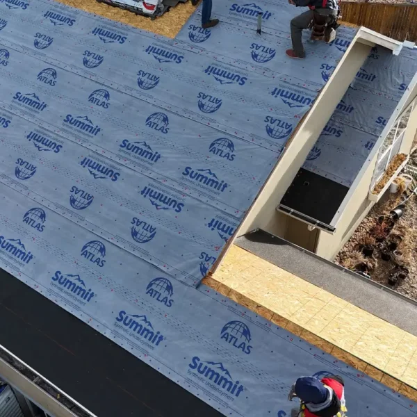 roof underlayment and ice barrier castle rock