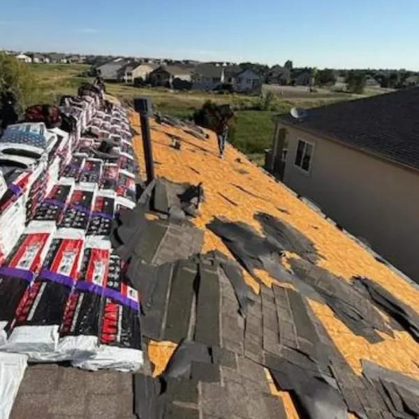 thornton residential hail repair mid project